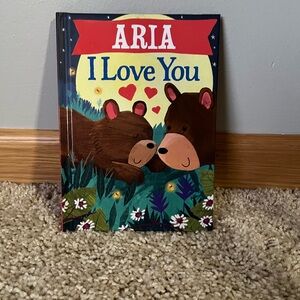 Aria I Love You Storybook Bedtime Personalized Hardcover New